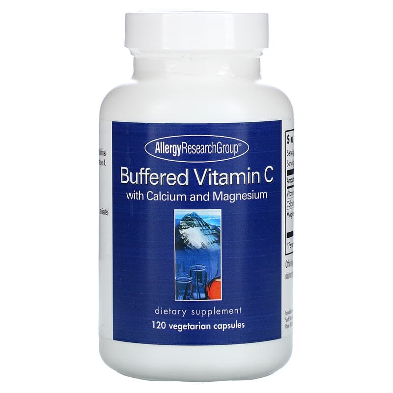 Allergy Research Group Buffered Vitamin C with Calcium and Magnesium 120 Vegetarian Capsules 1 Allergy Research Group Buffered Vitamin C + Calcium & Magnesium 120 viên 713947700109
