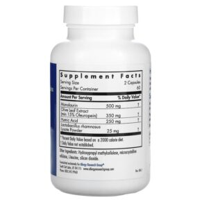Allergy Research Group Humic-Monolaurin Complex 120 Vegetarian Capsules 713947767201
