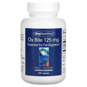 Allergy Research Group Ox Bile 125 mg 180 viên 713947763708