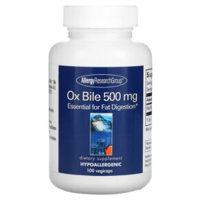 Allergy Research Group Ox Bile 500 mg 100 viên 713947708501