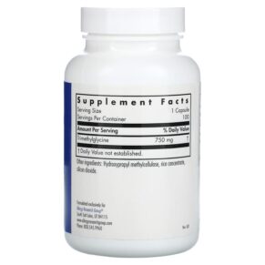 Allergy Research Group TMG Trimethylglycine 100 Vegetarian Capsules 3 Allergy Research Group TMG Trimethylglycine 100 Vegetarian Capsules 713947732308