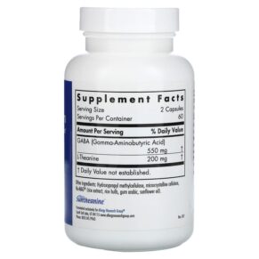 Allergy Research Group Zen 200 mg 120 Vegetarian Capsules 713947766501