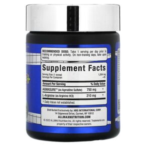 ALLMAX Agmatine+ Arginine 1.59 oz (45 g) 665553229058