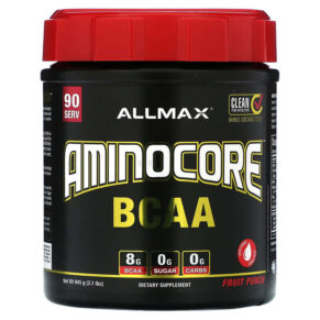 ALLMAX AMINOCORE BCAA Fruit Punch 2.1 lbs (945 g) 665553228730