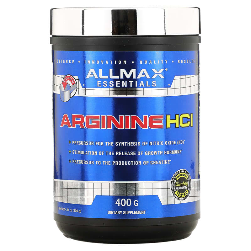 ALLMAX Arginine HCI 14.11 oz (400 g) 1 ALLMAX Arginine HCI 14.11 oz (400 g) 665553200408