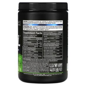 ALLMAX CVOL Post Coconut Lime Mojito 13.2 oz (375 g) 665553224862