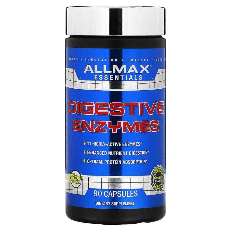 ALLMAX Digestive Enzymes 90 Capsules 1 ALLMAX Digestive Enzymes 90 viên 665553202372
