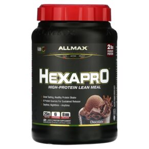 ALLMAX Hexapro High-Protein Lean Meal Chocolate 2 lbs (907 g) 665553228457