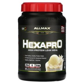 ALLMAX Hexapro High-Protein Lean Meal French Vanilla 2 lbs (907 g) 665553228464