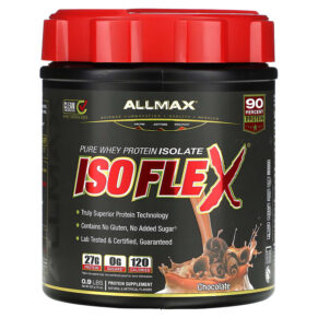 ALLMAX Isoflex Pure Whey Protein Isolate Chocolate 0.9 lbs (425 g) 665553223667