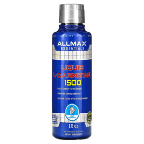 ALLMAX Liquid L-Carnitine 1500 Blue Raspberry 16 oz (473 ml) 665553228280
