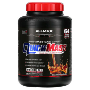 ALLMAX QuickMass Rapid Mass Gain Catalyst Chocolate Peanut Butter 6 lbs (2.72 kg) 665553225968