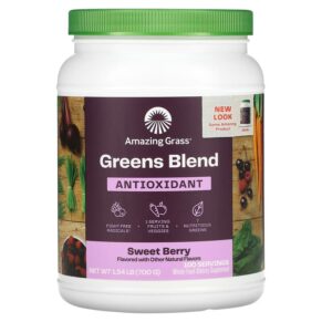 Amazing Grass Green Blend Antioxidant Sweet Berry 1.54 lb (700 g) 829835000869