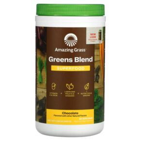 Amazing Grass Green Blend Superfood Chocolate 1.06 oz (480 g) 829835000128