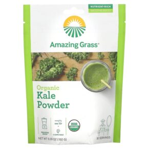 Amazing Grass Organic Kale Powder 5.29 oz (150 g) 829835006472