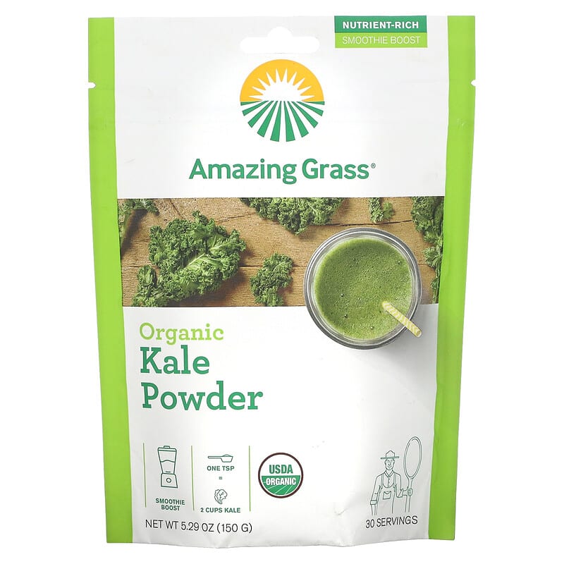 Amazing Grass Organic Kale Powder 5.29 oz (150 g) 1 Amazing Grass Organic Kale Powder 5.29 oz (150 g) 829835006472