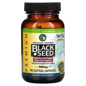 Amazing Herbs Black Seed 500 mg 90 viên 665231130904