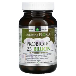 Amazing Nutrition Amazing Flora Probiotic 25 Billion CFU 60 viên 810180024105