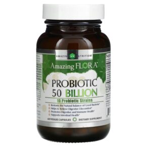 Amazing Nutrition Amazing Flora Probiotic 50 Billion 60 viên 810180024099