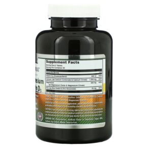 Amazing Nutrition Calcium Magnesium Zinc + Vitamin D3 150 Tablets 3 Amazing Nutrition Calcium Magnesium Zinc + Vitamin D3 150 Tablets 819209027868