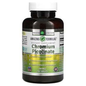 Amazing Nutrition Chromium Picolinate 200 mcg 240 viên 810180021791