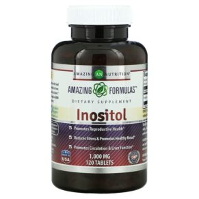 Amazing Nutrition Inositol 1.000 mg 120 viên 810180027182