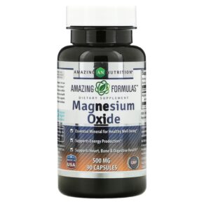 Amazing Nutrition Magnesium Oxide 500 mg 90 viên 810180025812