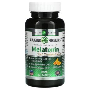 Amazing Nutrition Melatonin Citrus 10 mg 120 viên 819209026069