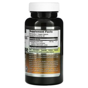 Amazing Nutrition Nattokinase 100 mg 90 Veggie Capsules 810180021678