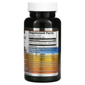 Amazing Nutrition Vitamin B6 25 mg 250 Tablets 810180023597