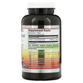 Amazing Nutrition Vitamin C 1.000 mg 250 Tablets 819209020654