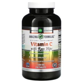 Amazing Nutrition Vitamin C + Rose Hips 1.000 mg 240 viên 810180023610