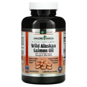 Amazing Nutrition Wild Alaskan Salmon Oil 2.000 mg 180 viên 810180021227