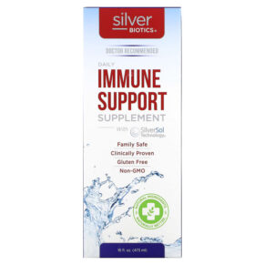 American Biotech Labs Silver Biotics Daily Immune Support Supplement + SilverSol Technology 16 fl oz (473 ml) 831060001160