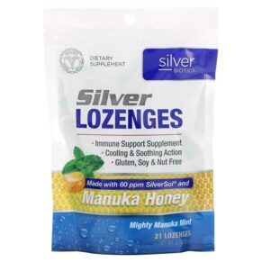 American Biotech Labs Silver Biotics Mighty Manuka Mint 21 3 oz (85 g) 831060004901