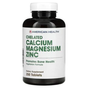 American Health Chelated Calcium Magnesium Zinc 250 viên 076630042932
