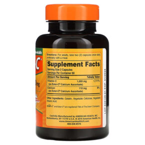 American Health Ester-C 500 mg 120 Capsules 076630169868