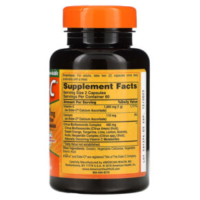 American Health Ester-C with Citrus Bioflavonoids 250 mg 120 Capsules 076630169615