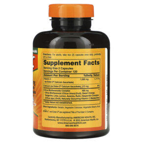 American Health Ester-C with Citrus Bioflavonoids 500 mg 240 Capsules 3 American Health Ester-C with Citrus Bioflavonoids 500 mg 240 Capsules 076630169622