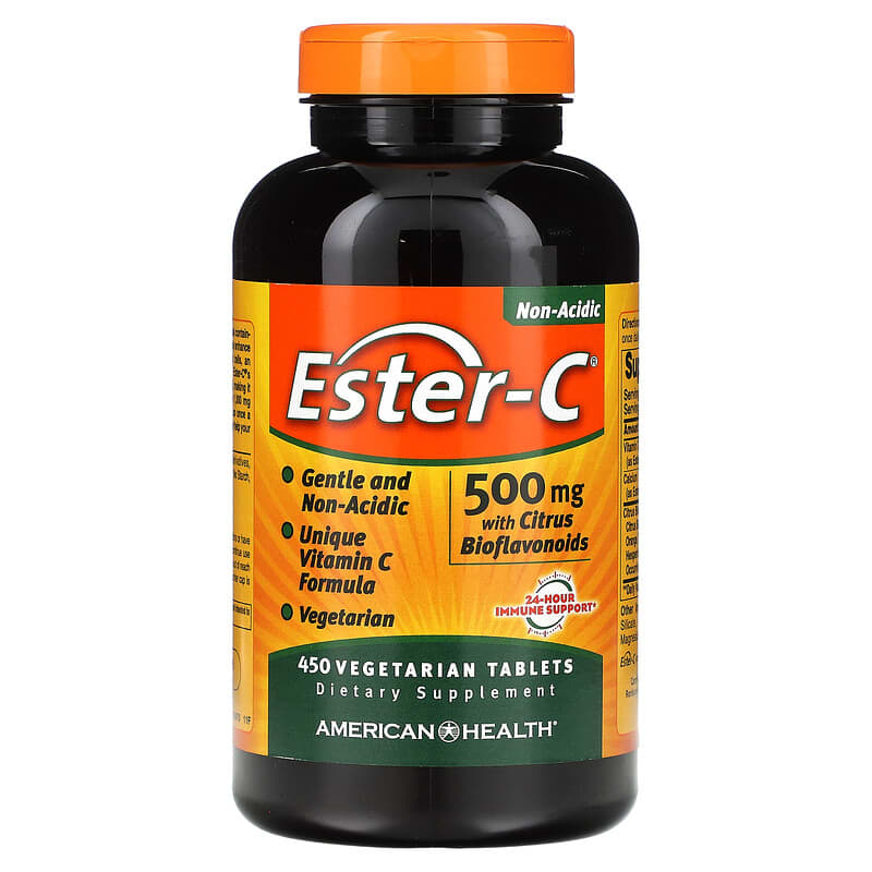 American Health Ester-C with Citrus Bioflavonoids 500 mg 450 Vegetarian Tablets 1 American Health Ester-C + Citrus Bioflavonoids 500 mg 450 viên 076630169561