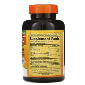 American Health Ester-C Powder with Citrus Bioflavonoids 8 oz (226.8 g) 076630170512
