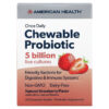 American Health Once Daily Probiotic Natural Strawberry 5 Billion CFU 30 viên 076630300551