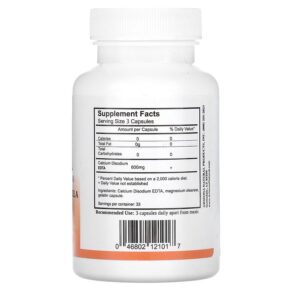 Arizona Natural EDTA 600 mg 100 Capsules 046802121017