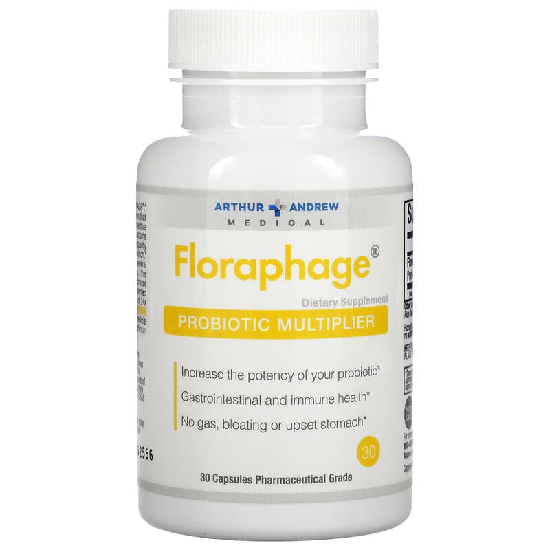 Arthur Andrew Medical Floraphage Probiotic Multiplier 30 Capsules 1 Arthur Andrew Medical Floraphage Probiotic Multiplier 30 viên 855571001761