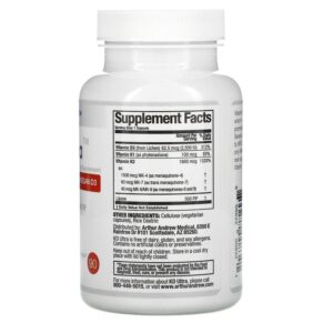 Arthur Andrew Medical KD Ultra Full Spectrum K2 with Vegan D3 90 Capsules 855822008341