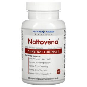 Arthur Andrew Medical Nattovena Pure Nattokinase 200 mg 90 viên 855571001747