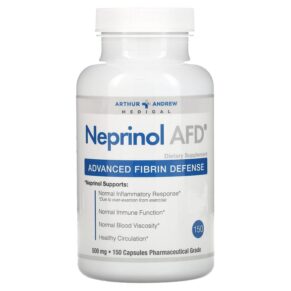 Arthur Andrew Medical Neprinol AFD Advanced Fibrin Defense 500 mg 150 viên 855571001013