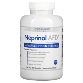 Arthur Andrew Medical Neprinol AFD Advanced Fibrin Defense 500 mg 300 viên 855571001006