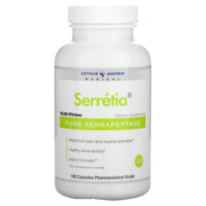 Arthur Andrew Medical Serretia Pure Serrapeptase 125.000 SPU 180 viên 855571001662