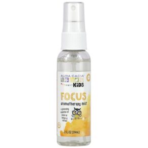 Aura Cacia Kids Focus Aromatherapy Mist 2 fl oz (59 ml) 051381908751